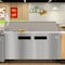 Koolmore 60 in. 2 Door Refrigerated Mega Sandwich Prep Table, 24 Pan Capacity and 18.4  Cu. Ft. of Storage KM-MPTR60-2D - alternate 3