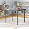 Flash Furniture Paige 24x24 Kid's Granite Gray Plastic Folding Table with Locking Legs RB-2424-KID-GY-GG - alternate 2