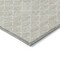 Homeroots 8' X 10' Beige And Ivory Geometric Washable Indoor Outdoor Area Rug 596162 - alternate 3