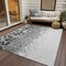 Homeroots 5' X 8' Gray Silver And Charcoal Abstract Washable Indoor Outdoor Area Rug 582519 - alternate 2