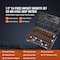 Vevor 1 in Drive Impact Socket Set 21 Piece Shallow SAE 1-5/8 in to 3-1/8 in, 21PK TZ1021 - alternate 3