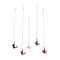 Homeroots Set of Five Black Green Orange Red And White Resin Climbing Man Hanging Dimensional Sculpture, 5PK 544460 - alternate 1