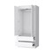 Homeroots 32" White Accent Cabinet Soft Close With Multiple Shelves And Two Drawers 518211 - alternate 2