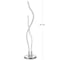 Jonathan Y Cairo 26.25" LED Integrated Table Lamp, Chrome JYL7001A - alternate 3