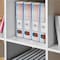 Acrimet Magazine File Holder Vertical Rack, Durable Plastic Desk Organizer, Crystal, 2PK 277.2 - alternate 2