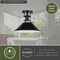 Vaxcel Canton 11.5-in W Black Farmhouse Semi Flush Mount Ceiling Light C0270 - alternate 3