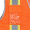 Radians Polyester mesh front and back with solid pockets, Zipper Closure, Orange, Size 3X SV6HO-3X - alternate 2