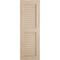 Ekena Millwork Rustic Two Equal Louver Hand Hewn Faux Wood Shutters (Per Pair), Primed Tan, 15"W x 36"H SHULV15X36HHPR - alternate 4