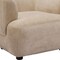 Homeroots 39" Beige And Black Faux Shearling And Upholstered Arm Chair 572303 - alternate 2