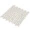 Apollo Tile Powder White 10.6 in x 11.2 in Shell Polished Floor and Wall Mosaic Tile 16.49 sqft/case, 20PK APLSMA88005A - alternate 2
