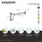 Kingston Brass 1-1/4" Brass Oval Bottle Trap, Polished Nickel DD8406 - alternate 2
