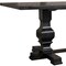 Homeroots 88" Black Wood Trestle Base Dining Table 631276 - alternate 2