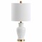 Jonathan Y Chi 21" Ceramic/Iron Modern Classic LED Table Lamp, White JYL6605A - alternate 2