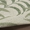 Homeroots 4' X 6' Ivory And Green Palm Leaf Indoor Outdoor Area Rug 552518 - alternate 2