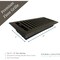 Sierra Grates 2 in. H X 14 in. W Powder Coat Steel, Metallic Bornze Floor Register CTP214-BRZ - alternate 2
