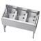 Vevor 3 Compartment Sink Stainless Steel Commercial Kitchen Under Bar Sink 38.5" JC-BAR-3B38-320 - alternate 1