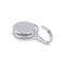 Magnet Source Magnetic Hook .5in L X 1.5in W Silver 65 lb. pull Silver 7548 - alternate 2