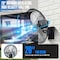 Iliving 20 in. 3 fan speeds Wall Fan in Black with Oscillating head ILG8EOSC20 - alternate 2