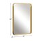 Homeroots 28" Gold Metal Framed Standing Mirror 564463 - alternate 4
