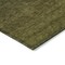 Homeroots 8' X 10' Olive Green And Charcoal Abstract Washable Indoor Outdoor Area Rug 588963 - alternate 2
