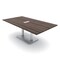 Skutchi Designs Rectangle Conference Table With Power Unit, 48 in W, 84 in L, Brown HAR-REC-48X84-DOU-H3041-ESIL - alternate 1