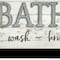 Homeroots Bath Rules 3 Black Framed Print Bathroom Wall Art 415849 - alternate 2