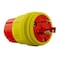 Ericson Watertight Locking Plug, L6-20P, 20 A, 250V AC, Single Phase, 2 Pole, Yellow 2312-PW6P-AM - alternate 1