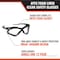 Malta Dynamics APEX Foam-Lined Safety Glasses-1 Pack ANSI Z87.1 Spoggles, Anti Scratch Protective Eyewear (Clear) SG1200 - alternate 2
