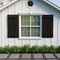 Ekena Millwork Rustic Four Board Spaced Board-n-Batten Pecky Cypress Faux Wood Shutters, 23 1/2"W x 52"H SHUBSS23X52PCPR - alternate 3
