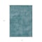Homeroots 8' X 10' Teal Blue Washable Indoor Outdoor Area Rug 598863 - alternate 3