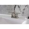 Kingston Brass Double-Handle 4" Centerset Bathroom Faucet with Pop-Up Drain, Brushed Nickel FB7628CML - alternate 2
