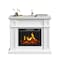 Northwest Electric Fireplace with Mantel Freestanding Heater with Remote Control, Adjustable LED Flames 80-FPWF-M5 - alternate 2