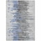 Homeroots 9' X 12' Blue Gray And Silver Abstract Washable Indoor Outdoor Area Rug 582384 - alternate 2