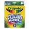 Crayola Ultra-Clean Washable Markers, Fine/Broad Wedge/Chisel Tips, Assorted Colors, 8PK 58-7208 - alternate 1