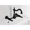 Kingston Brass Two-Handle Wall Mount Bridge Kitchen Faucet, Matte Black KS1260PL - alternate 2