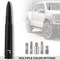 Recon Truck Accessories .50 CAL BULLET SHAPED EXTENDED RANGE ALUMINUM 8IN SHORTY ANTENNA RED 264ANT50RD - alternate 2