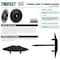 Trufast Thermal-Grip Ci Prong Washer Black Plastic Rigid Continuous Insulation Fastening Solution, 250PK TGP-2000-250 - alternate 2