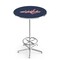 Holland Bar Stool Co 42" Chrome Washington Capitals Pub Table, 36" dia. Top L216C4236WshCap - alternate 1