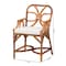 Bali & Pari Alondra Natural Rattan Dining Arm Chair 264-14384-ZORO - alternate 3