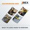 Jrex Safety 4PK HD Ratchet Straps with Chain Grab Hooks, Yellow 2 in x 27 ft Tie Downs RTD227-JR-CG-4PK - alternate 2