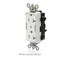 Leviton PlugsandReceptacles, 20A, 125VAC, Wht, Nylon M1636-2SW - alternate 2
