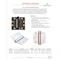 Global Door Controls 4.5 in. x 4.5 in. Brushed Chrome Full Mortise Spring Squared Hinge with Non-Removable Pin, PK3 CPS4545-26D-3 - alternate 2