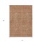 Homeroots 3' X 5' Terra Cotta And Brown Abstract Washable Indoor Outdoor Area Rug 594965 - alternate 3