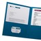Oxford Paper Tri Fold Pocket Folder, Blue, 20PK 59802 - alternate 2