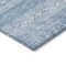 Homeroots 8' Sky Blue And Ivory Round Southwestern Washable Indoor Outdoor Area Rug 582850 - alternate 2