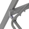 Leisuremod Marlin Patio Chaise Lounge Chair with Armrests in Grey Aluminum Frame, Burgundy MLAGR-77BRG - alternate 2