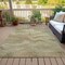 Homeroots 8' X 10' Sage And Ivory Abstract Washable Indoor Outdoor Area Rug 631314 - alternate 2