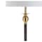 Jonathan Y Evans 61" Metal LED End Table Floor Lamp, Black/Brass JYL3002A - alternate 4