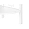 Homeroots 62" White Metal Corner Bookcase 366068 - alternate 3