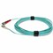 Add-On This Is A 4M Lc (Male) To St (Male) Aqua Duplex Riser-Rated Fiber ADD-ST-LC-4M5OM3 - alternate 2